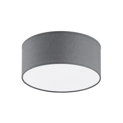 Image of TK Lighting Rondo ceiling light, grey, Ø 50 cm