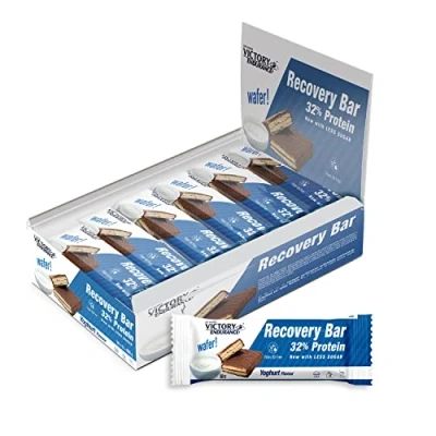 Image of Victory Endurance Recovery Bar (12x50g) Yogurt Flavour; Wafer with 32% Protein and Chocolate Coating