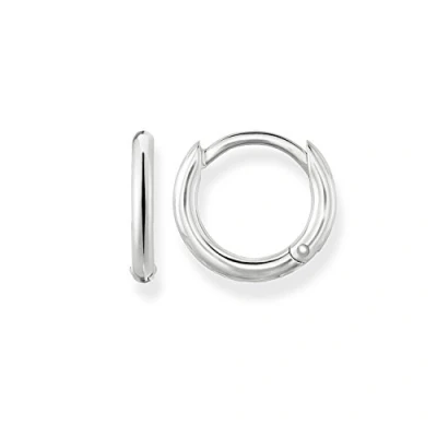 Image of Thomas Sabo Women Hoop Earrings Classic 925 Sterling Silver CR607 001 13