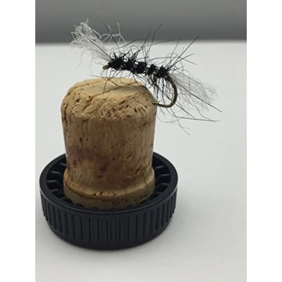 Image of BestCity Fly fishing PRIME collection SHIPMANS BUZZER BLACK trout 12 pack size 14