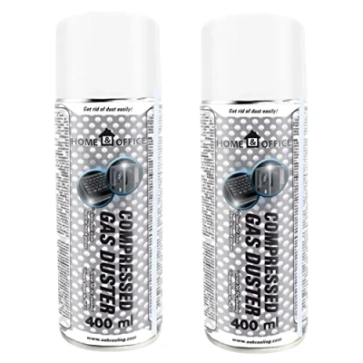 Image of Compressed Gas Duster 2x AABCOOLING Home&amp;Office 400ml K2, Electronics, Camera and Photo Cleaners, Accessories, PC Air Cleaner, Cleaning Kit, Air,