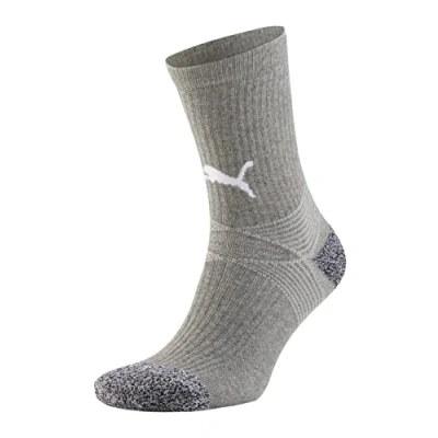Image of PUMA teamLIGA Men&#039;s Training Socks Grey White Size 3 (39 42)