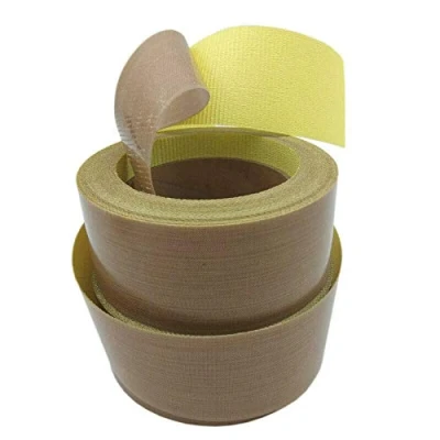 Image of TOOLSTAR High Temp Tape, 40mm*10m Temperature Adhesive Tape PTFE Teflon Heat Resistant 70℃ 260℃ for Vacuum Hand Impulse Sealers (Pack of 1)