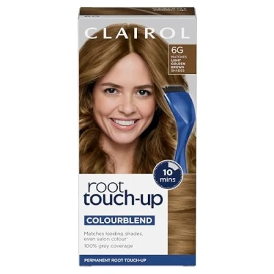 Image of Clairol Root Touch Up Permanent Hair Dye, 6G Light Golden Brown