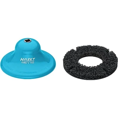Image of HAZET Wheel Hub Grinder 4960V 160/2 I 2 Piece for Car Hubs up to 160 mm Quick and Easy Cleaning of Rust Dirt on Brake Discs