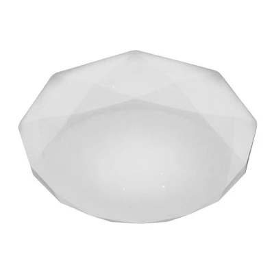 Image of Diamante Flush Ceiling 30W LED 3000K, 3000lm, White Acrylic