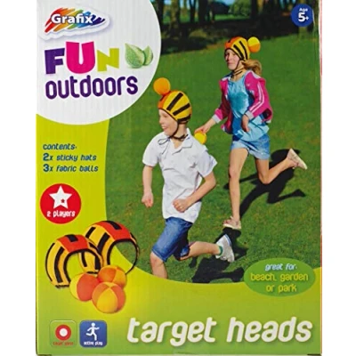 Image of Grafix Fun Outdoors Target Heads Garden Beach Game