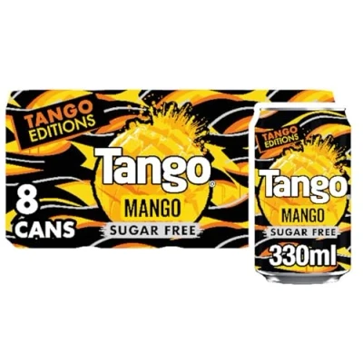 Image of Tango Mango Sugar Free 330ml (Pack of 8)