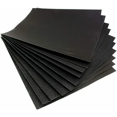 Image of Dunnet Tools 10 Piece Emery Paper Glass Grit Sand Fine Medium &amp; Coarse 9&quot; X 11&quot; Wet And Dry Waterproof Sanding Paint Finishing Decorator