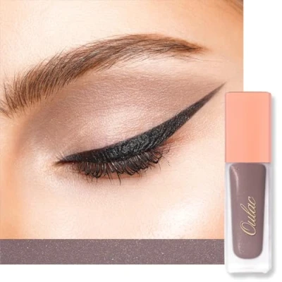 Image of Oulac Liquid Eyeshadow Satin Finish Multi Use Grey &amp; Eye Primer Blendable Smooth Make up, Crease Resistant, Non Greasy, Vegan, Cruelty Free, Dawn (SA07)