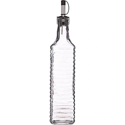 Image of World of Flavours Italian Ridged Glass Oil Drizzler
