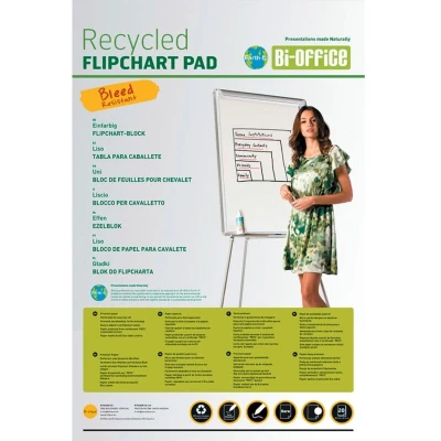 Image of Bi Office Flip Chart Pad 40 Sheets 55GSM