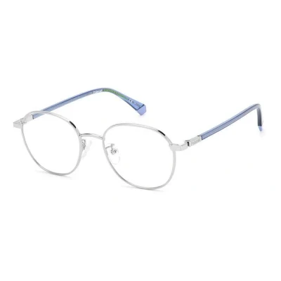 Image of Eyewear Polaroid Pld d456/g col. 010 Unisex Round Palladium