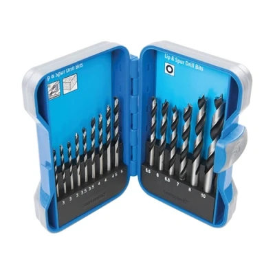 Image of Silverline Lip &amp; Spur Drill Bit Set 15pce 3 10mm