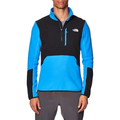 Image of THE NORTH FACE Glacier Sweatshirt Optic Blue/Tnf Black XS