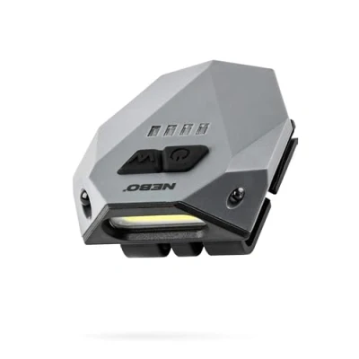 Image of NEBO Einstein Cap Light Rechargeable 50 Lumen 18 Hours of Operation Between Charges, Black