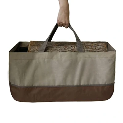 Image of Lyirfan Firewood Log Carrier,Durable Carrier Bag,Large Capacity Tote Bag,For Wood Carrying