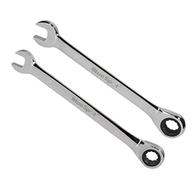 Image of AB Tools 10mm +13mm Metric Ratchet Combination Spanner Wrench Reversible 72 Teeth
