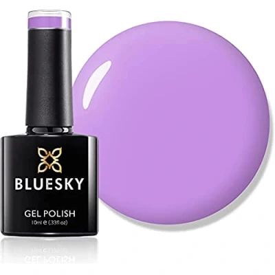 Image of Bluesky Gel Nail Polish, Lilac Delight DC025, Light Purple, Long Lasting, Chip Resistant, 10 ml (Requires Drying Under UV LED Lamp)