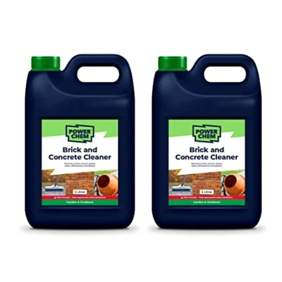Image of HIGH STRENGTH Brick Concrete Stone Cleaner Removes Mortar, Cement, Grease, Stains, Efflorescence &amp; Splatter (10L)