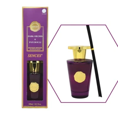 Image of Baltus Reed Diffuser 300ml Sences Dark Orchid &amp; Patchouli Air Freshener Aroma Fragrance