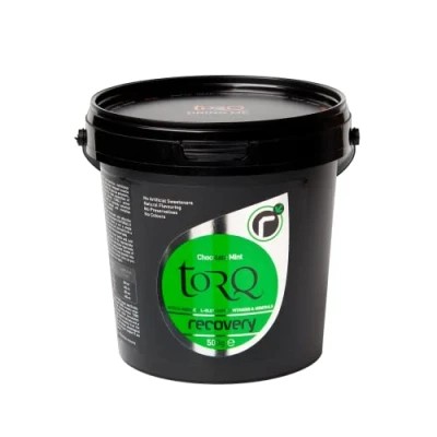 Image of TORQ Recovery Drink Chocolate Mint Rapid Powder Whey Protein Isolate/Glutamine/Ribose Post Workout Powder, 11.5 g of Protein, 10 Servings 500g