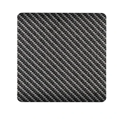 Image of Trendi Switch Single Modern Designer Blanking Plate in Carbon Fibre