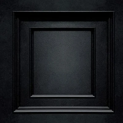 Image of Amara Panel Vinyl Wallpaper Black Wood Belgravia 7378