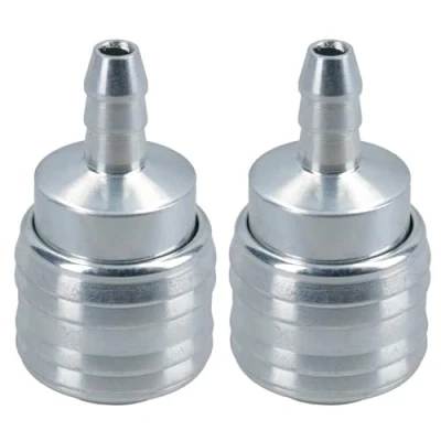 Image of Euro Air Line Hose Quick Release Connector Coupler Barb with 8mm Tail 2pc