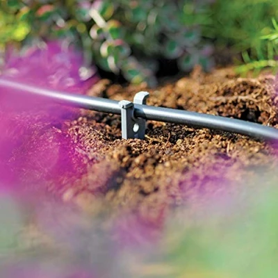 Image of 12 x Hozelock 2781 Supply Hose Stake 4mm Micro Irrigation Automatic Watering