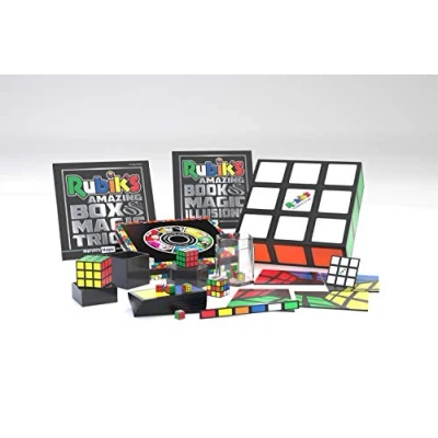 Image of Marvin&#039;s Magic Amazing Box of Tricks Travel Edition Officially Licensed from Rubiks For Kids Includes Wand, Transforming Case + Much More Suitable Age 8