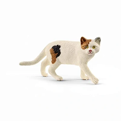 Image of SCHLEICH 13894 American Shorthair Cat Farm World Toy Figurine for children aged 3 8 Years