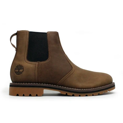 Image of Timberland Larchmont ii Leather Textile Men&#039;s Chelsea Boots