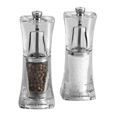 Image of Crystal Mill 125mm Salt &amp; Pepper Set / Clear Acrylic