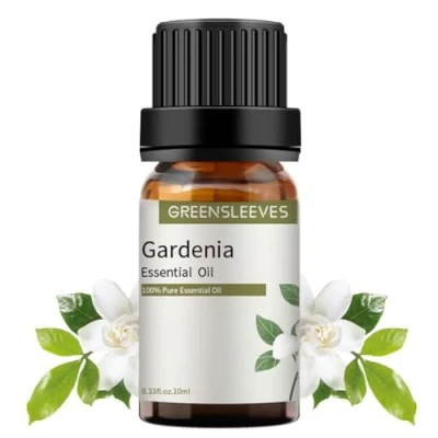 Image of GREENSLEEVES Gardenia Essential Oil 10ml, 100% Pure Organic Scent Aromatherapy Diffuser Oils 10ml (Gardenia)