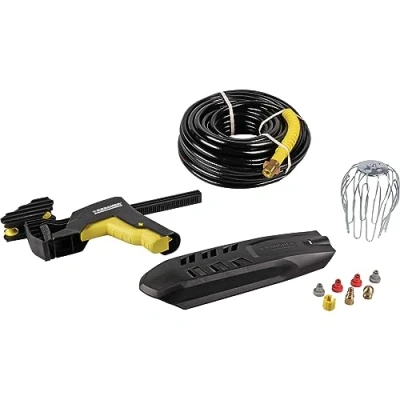 Image of Kärcher 26422400 20 m Pipe and Guttering Cleaning Kit, Pressure Washer Accessory, 3.93701 in*9.84252 in*13.3858 in