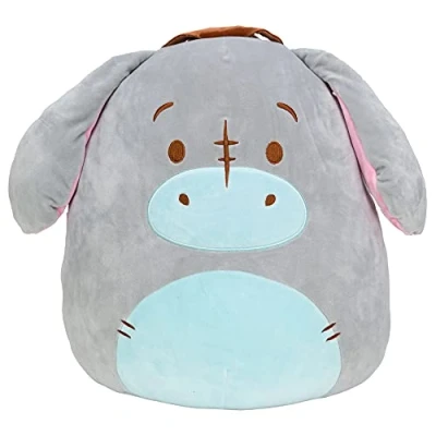 Image of Squishmallows Official Kellytoy Plush 14&quot; Eeyore Disney Ultrasoft Stuffed Animal Toy