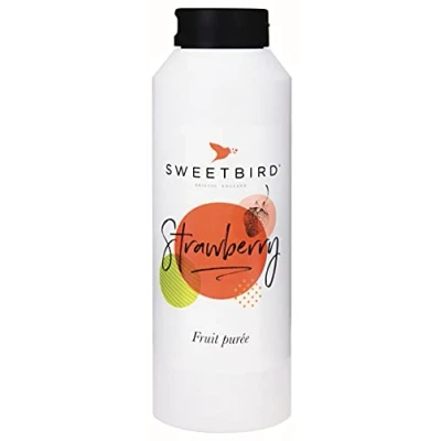 Image of Sweetbird Strawberry Puree (1 Litre) Vegan Friendly