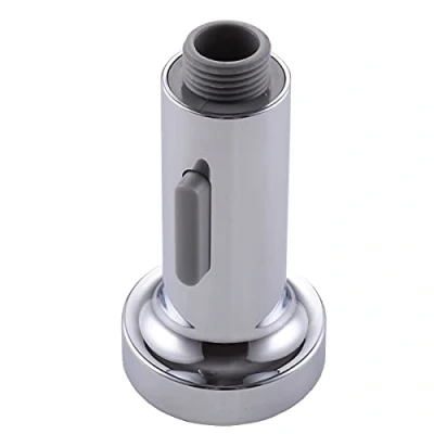 Image of 2 Function Kitchen Sink Tap Head Replacement Pull Out Sprayer for Faucet, Nozzle Part, Male G 1/2(Polished Chrome)