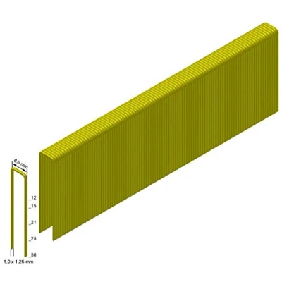 Image of PREBENA H15CNKHA Staples Galvanised Hardened, Resined