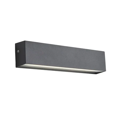 Image of Cannes 4000k LED Flush Ceiling Light Anthracite IP54
