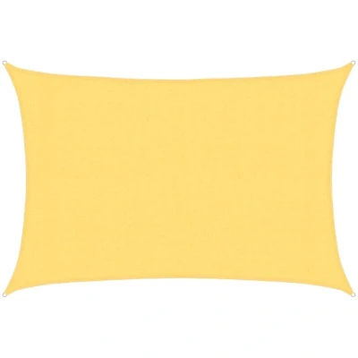 Image of vidaXL Sunshade Sail 160 g/m² Beige 3x4 m HDPE