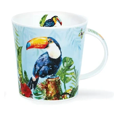 Image of Dunoon Cairngorm 0.48L Mug Tropical Birds Amazonia (Toucan)
