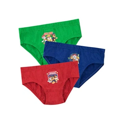 Image of Paw Patrol Boys Briefs Pack of 3 Multicoloured Age 4 to 5 Years