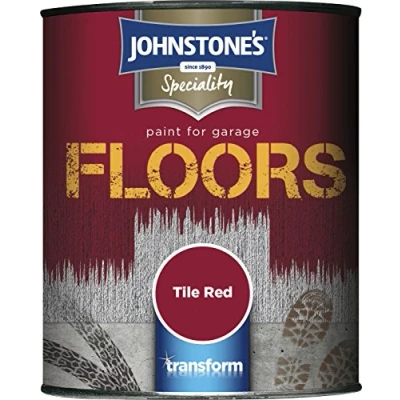 Image of Johnstone&#039;s Garage Floor Paint Tile Red 750ml