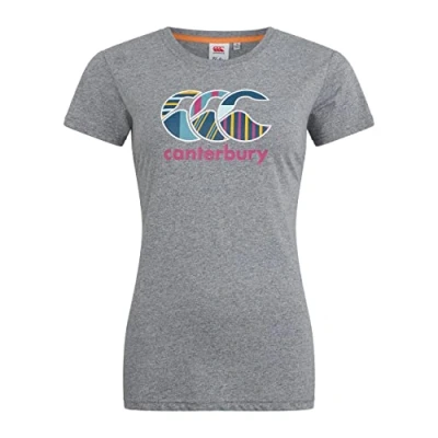 Image of Canterbury Women&#039;s Uglies T Shirt, Static Marl, 6