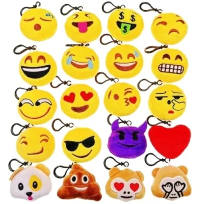 Image of JZK 20x Mini plush toy, 5cm keychain keyring for kids birthday party favours, bag fillers, supplies decorations