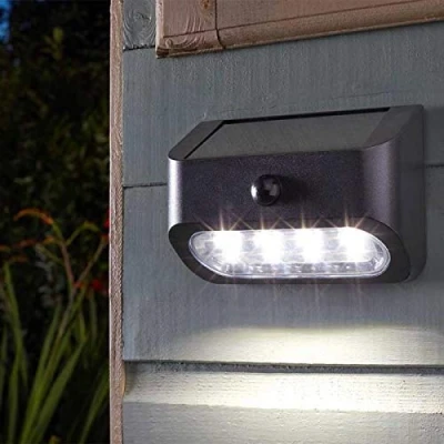 Image of 4 Pack Premier Wall, Fence And Post Light 10 Lumens Solar Powered