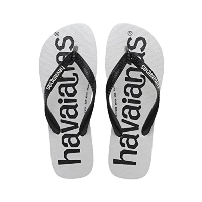 Image of Havaianas Unisex Top Logomania, Black/Black, 11/12