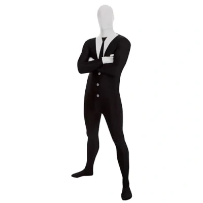 Image of Morphsuits MPSUM Adult Morph Monsters and Urb legends spiderman Costume, Solid, Slenderman, M